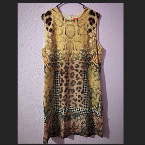 Animal print pattern dress!